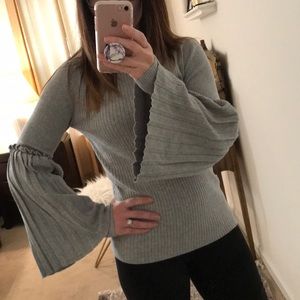 Gray sweater